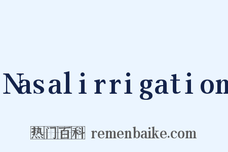 Nasalirrigation是什么意思的图片